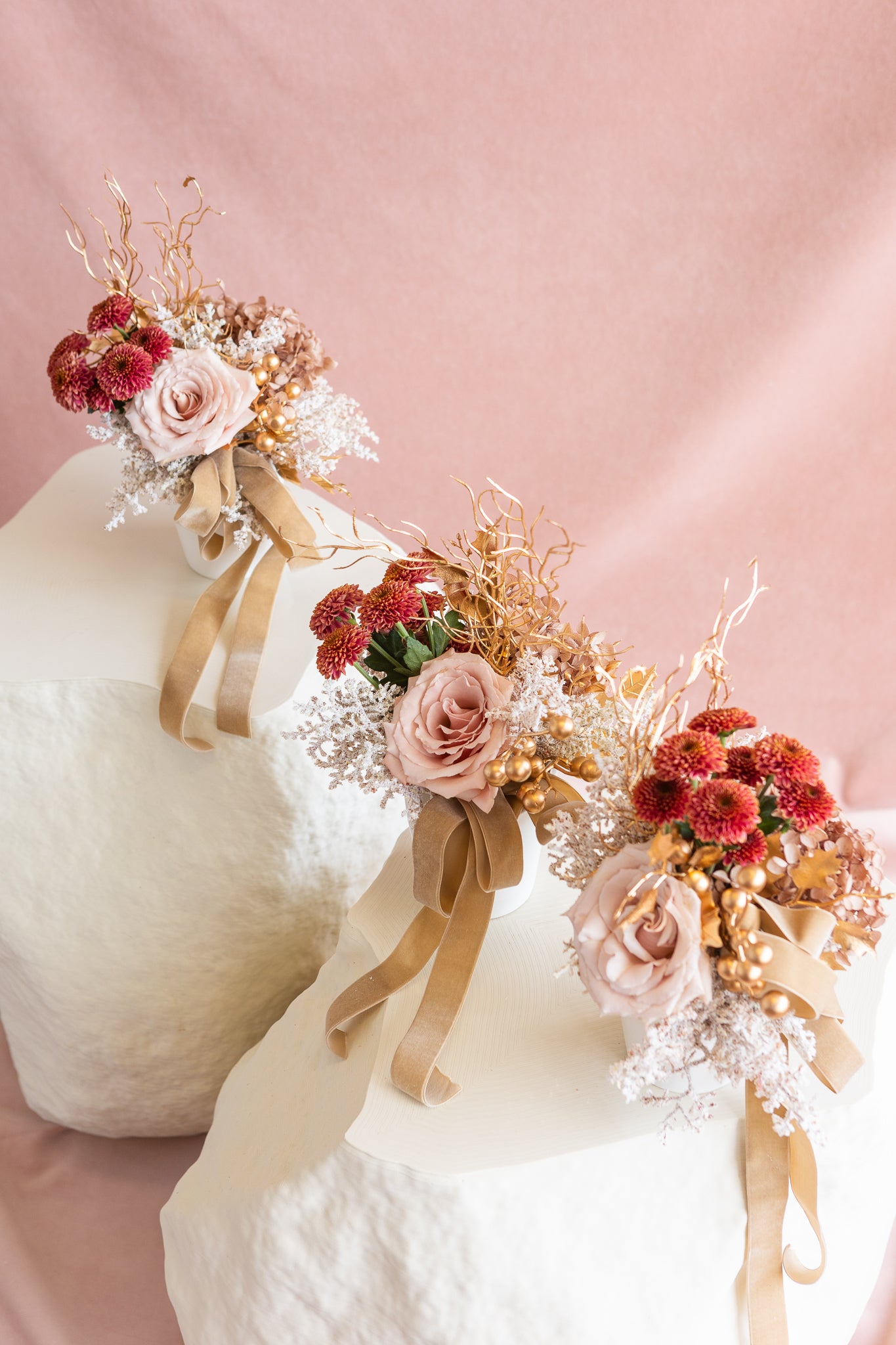 ROSEWATER MERINGUE CENTREPIECES