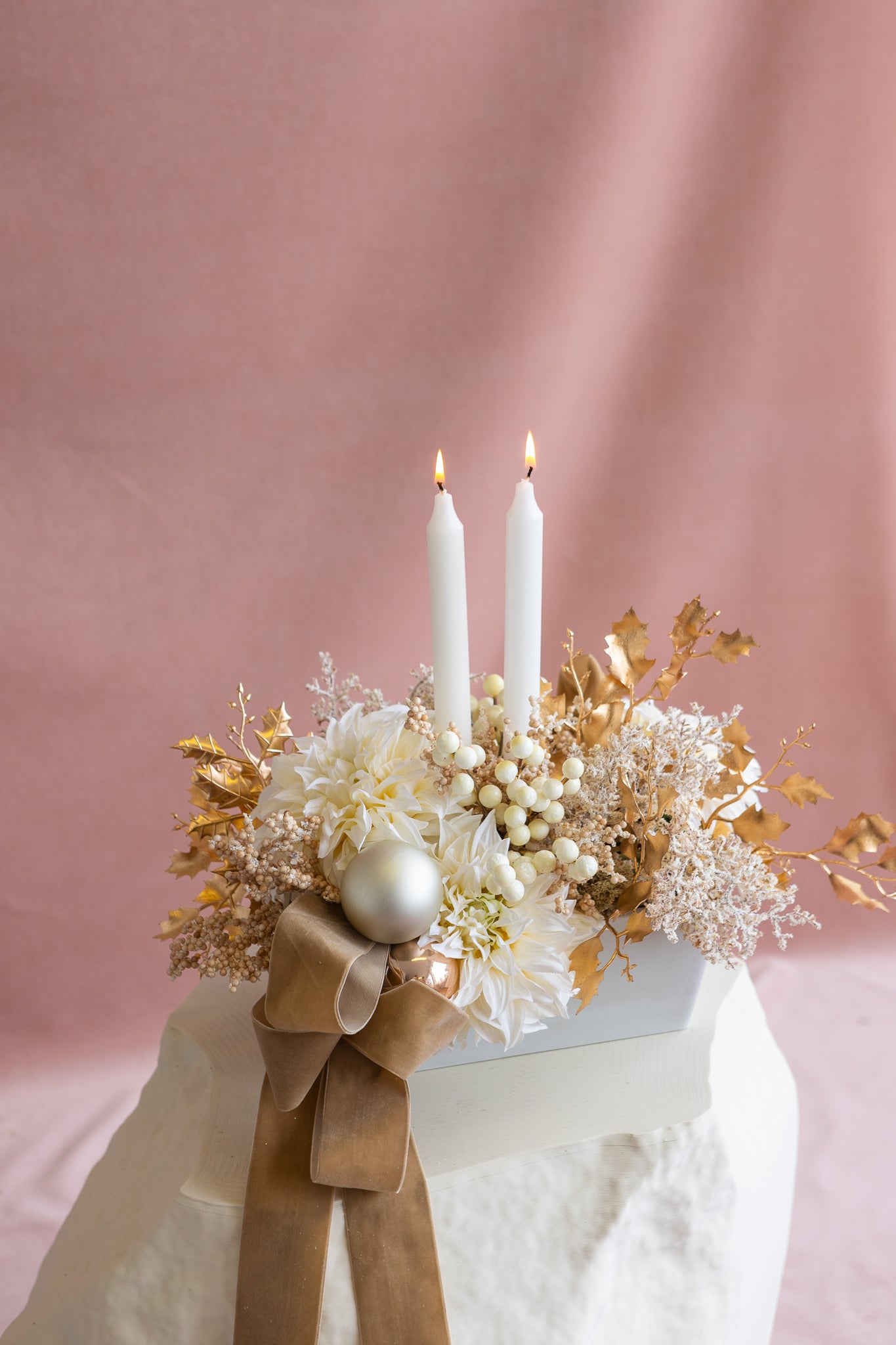 AMARETTO CANDLELIGHT CENTREPIECE