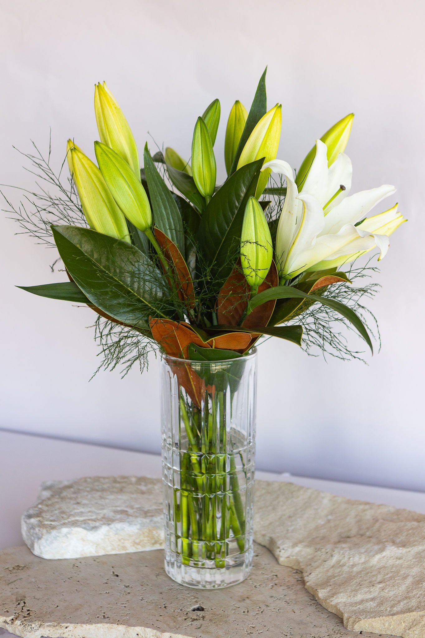LOVELY LILIES WHITE