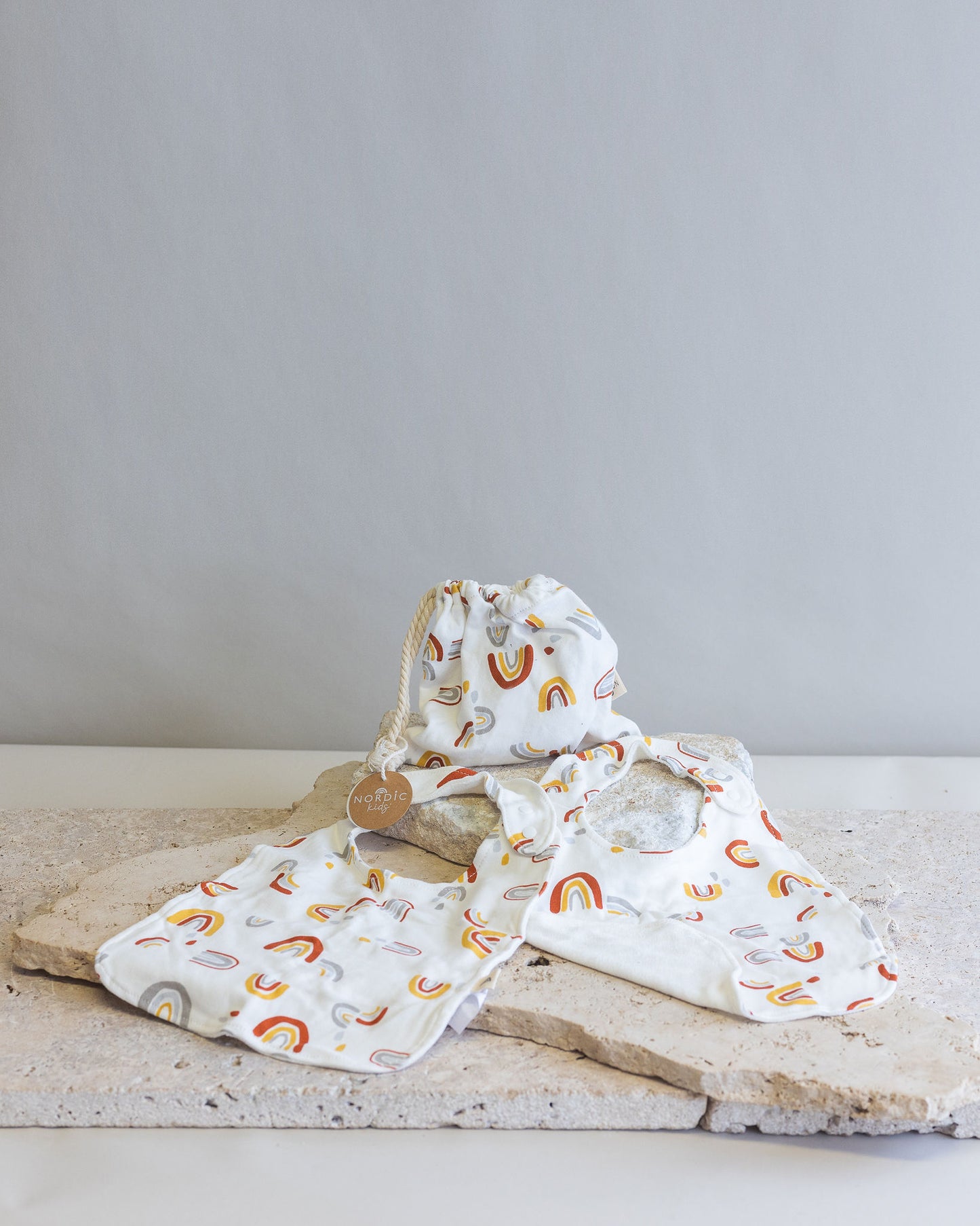 ARCHES JERSEY BABY BIB SET: 2 PACK