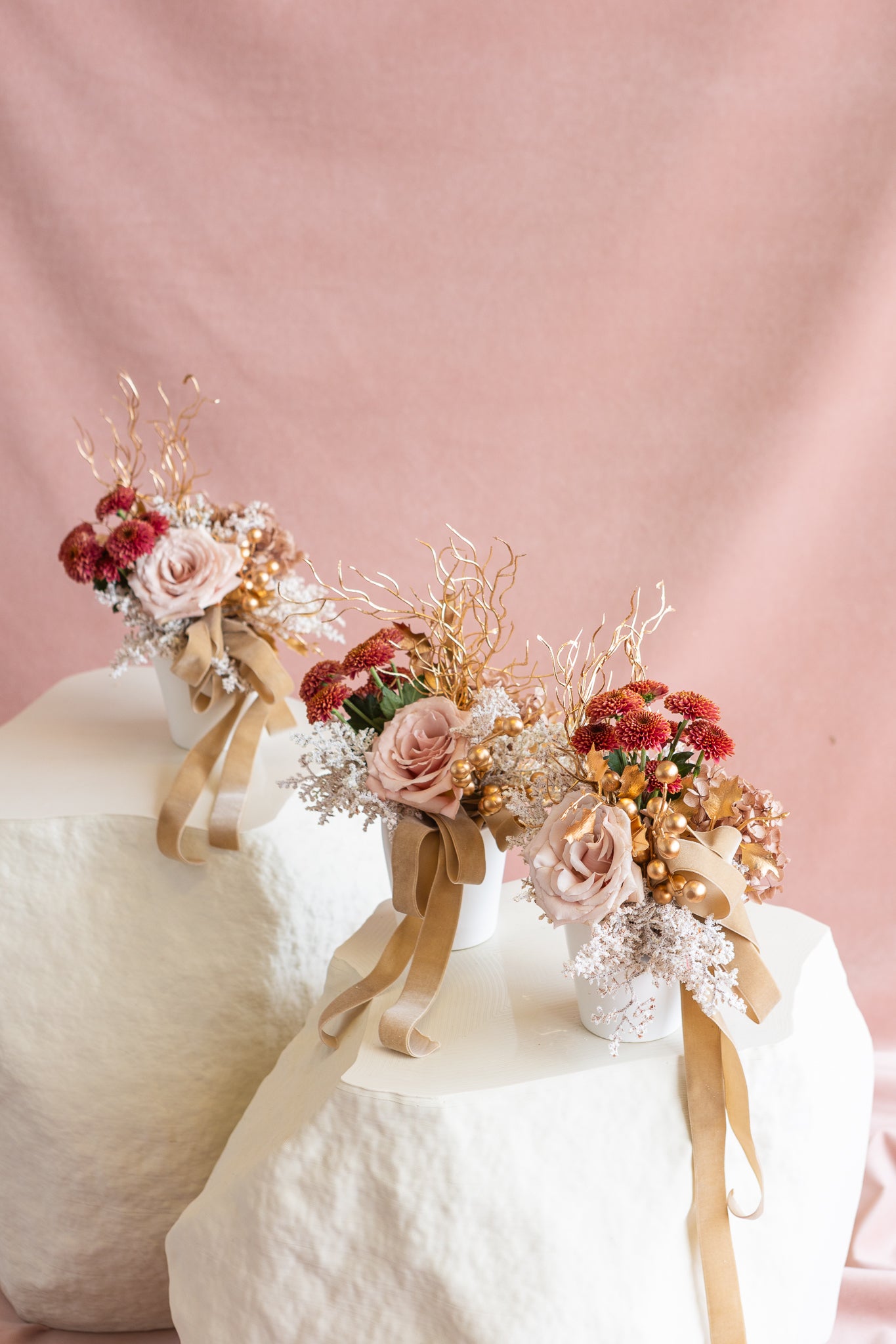ROSEWATER MERINGUE CENTREPIECES