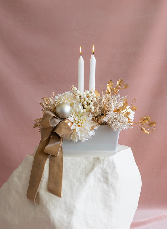 AMARETTO CANDLELIGHT CENTREPIECE