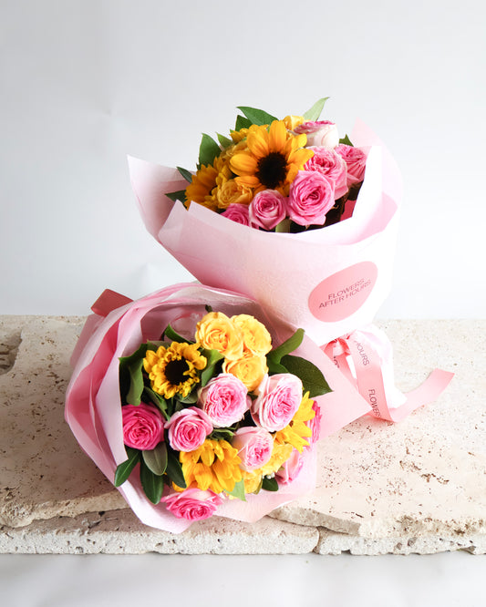 MID WEEK DEAL: STRAWBERRY SUNRISE ROSE POSY