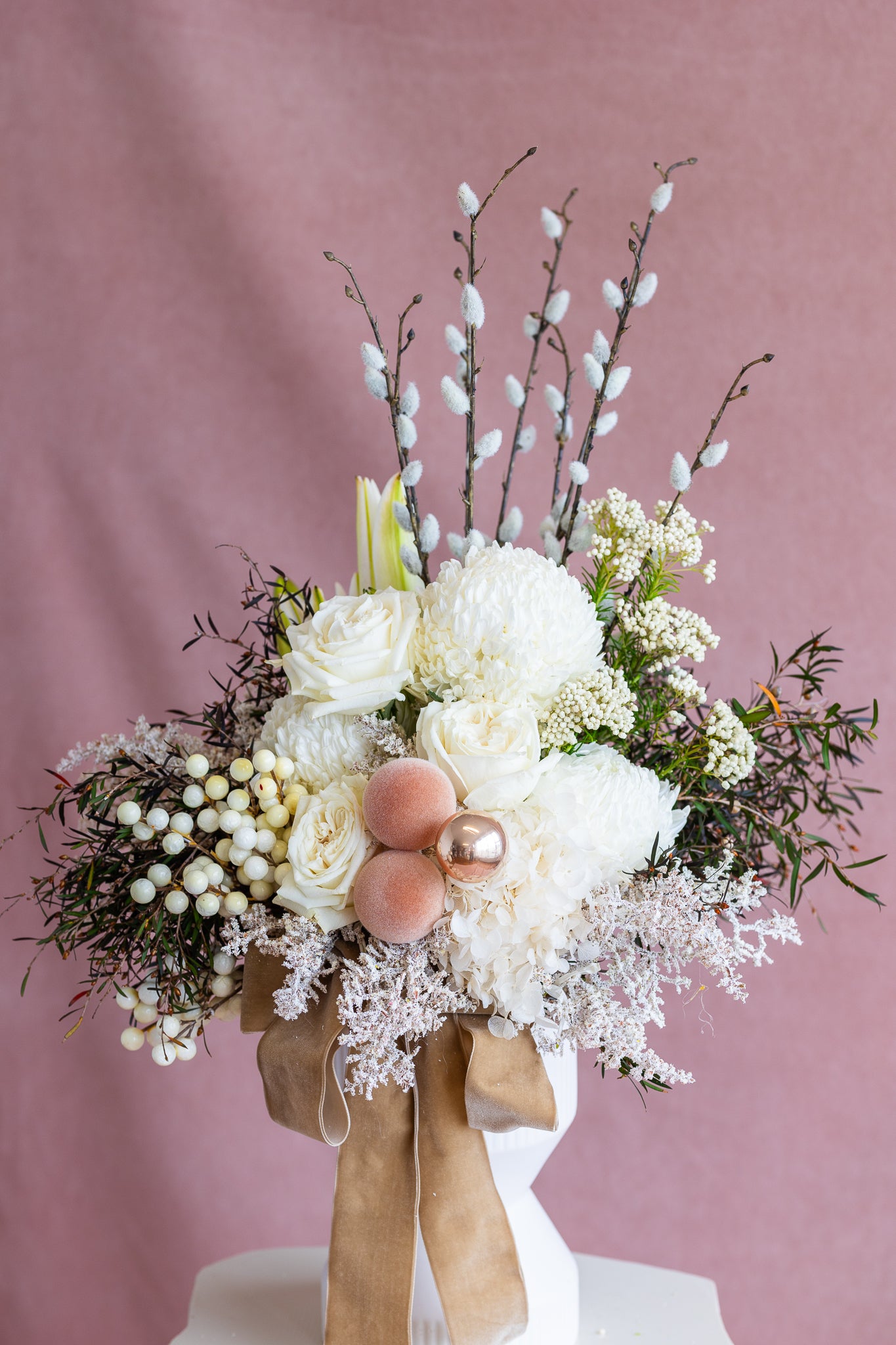 ALMOND NOUGAT VASE ARRANGEMENT