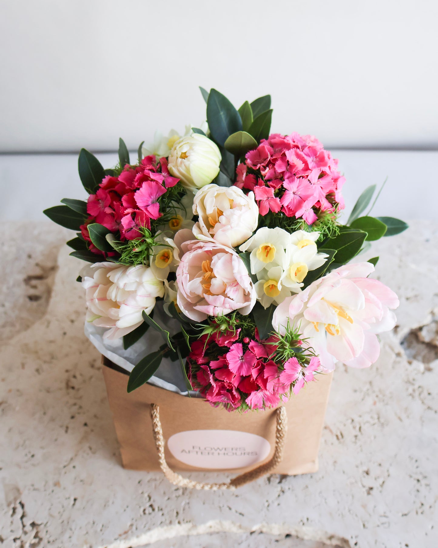 MID WEEK DEAL: PETAL POETRY POSY WITH COMPLIMENTARY VASE
