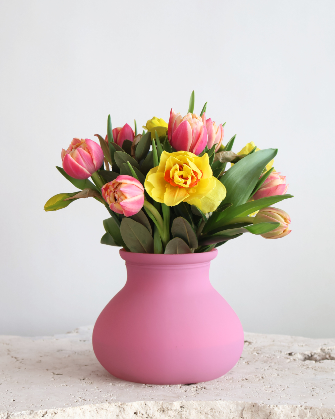 WEEKEND SPECIAL: DOUBLE DELIGHT - TULIPS & DAFFODILS  BOUQUET