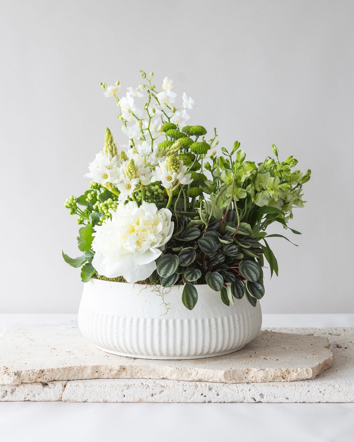 POT ET FLEUR: WHITE