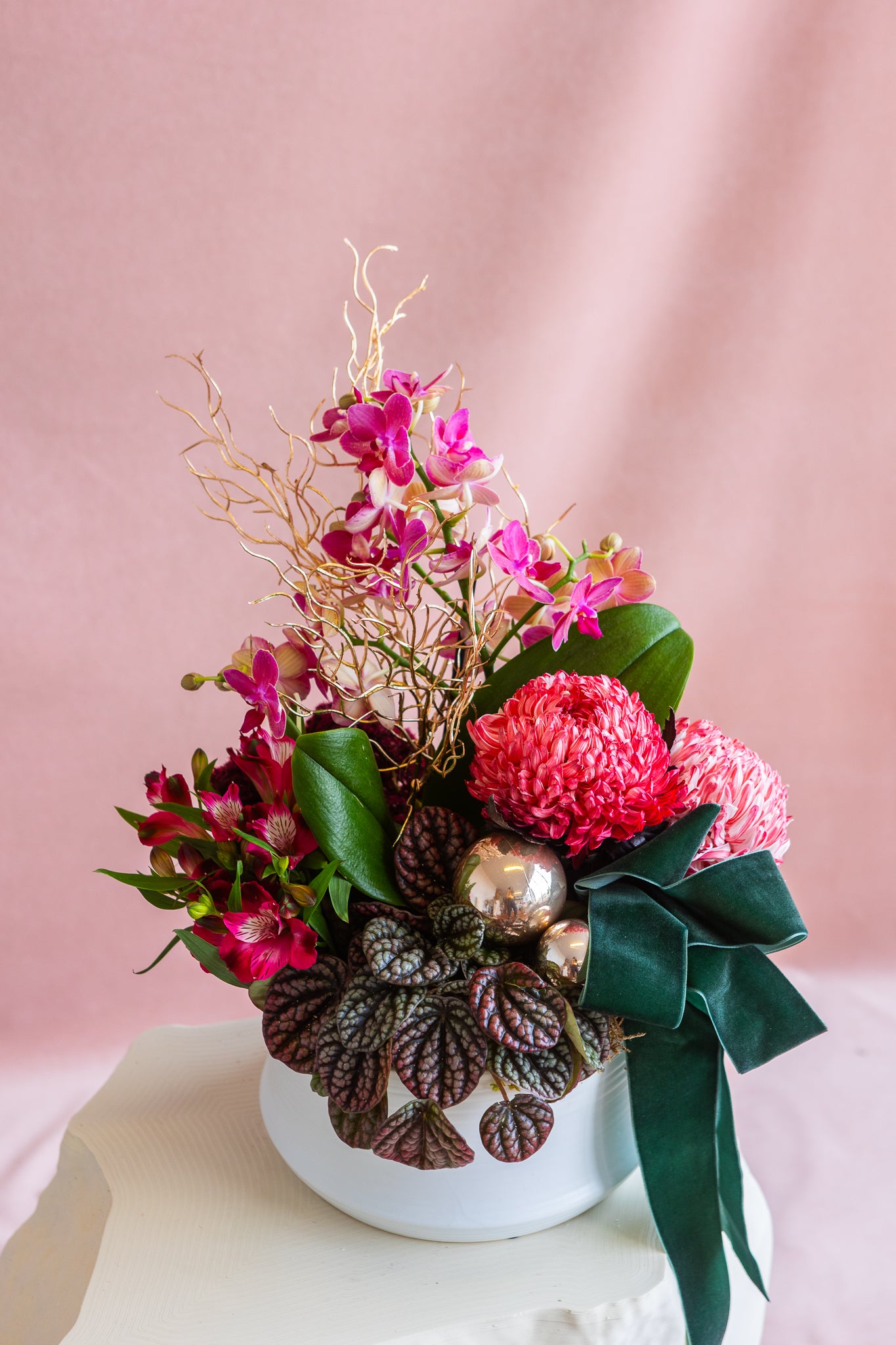 PETITE CHRISTMAS FRAMBOISE POT ET FLEUR