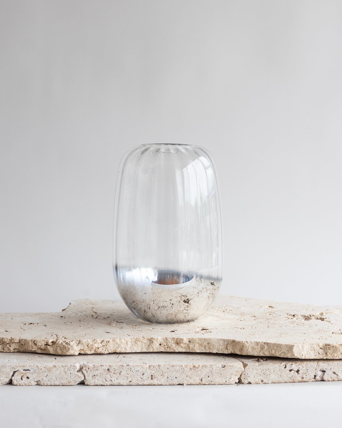 THE SILVER OMBRÉ VASE
