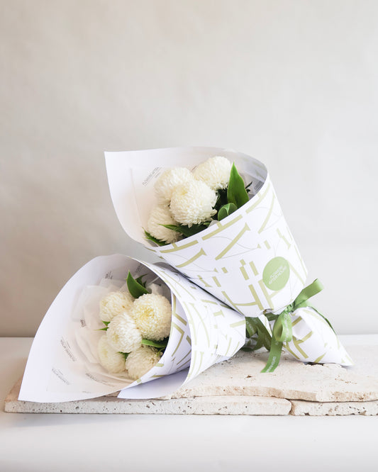 WEEKEND SPECIAL: WHITE PEONY CHRYSANTHEMUM BOUQUET