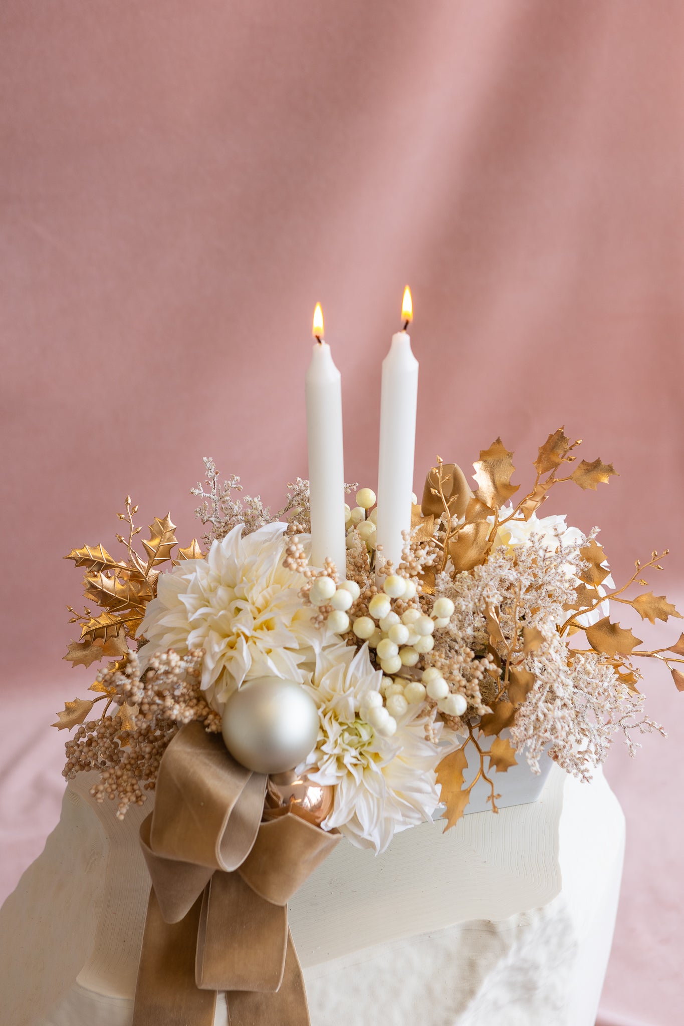 AMARETTO CANDLELIGHT CENTREPIECE