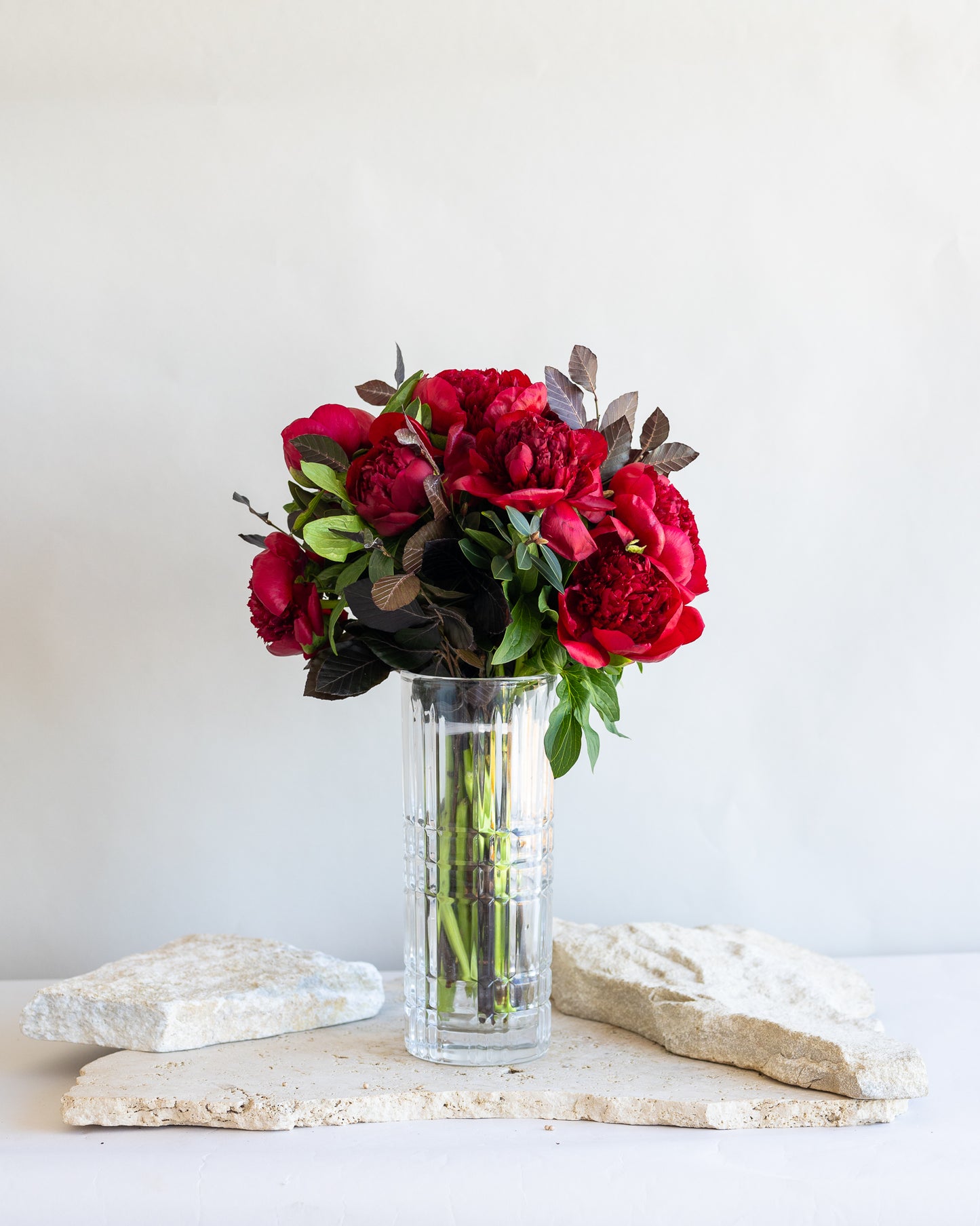 CRIMSON KISS PEONY BOUQUET