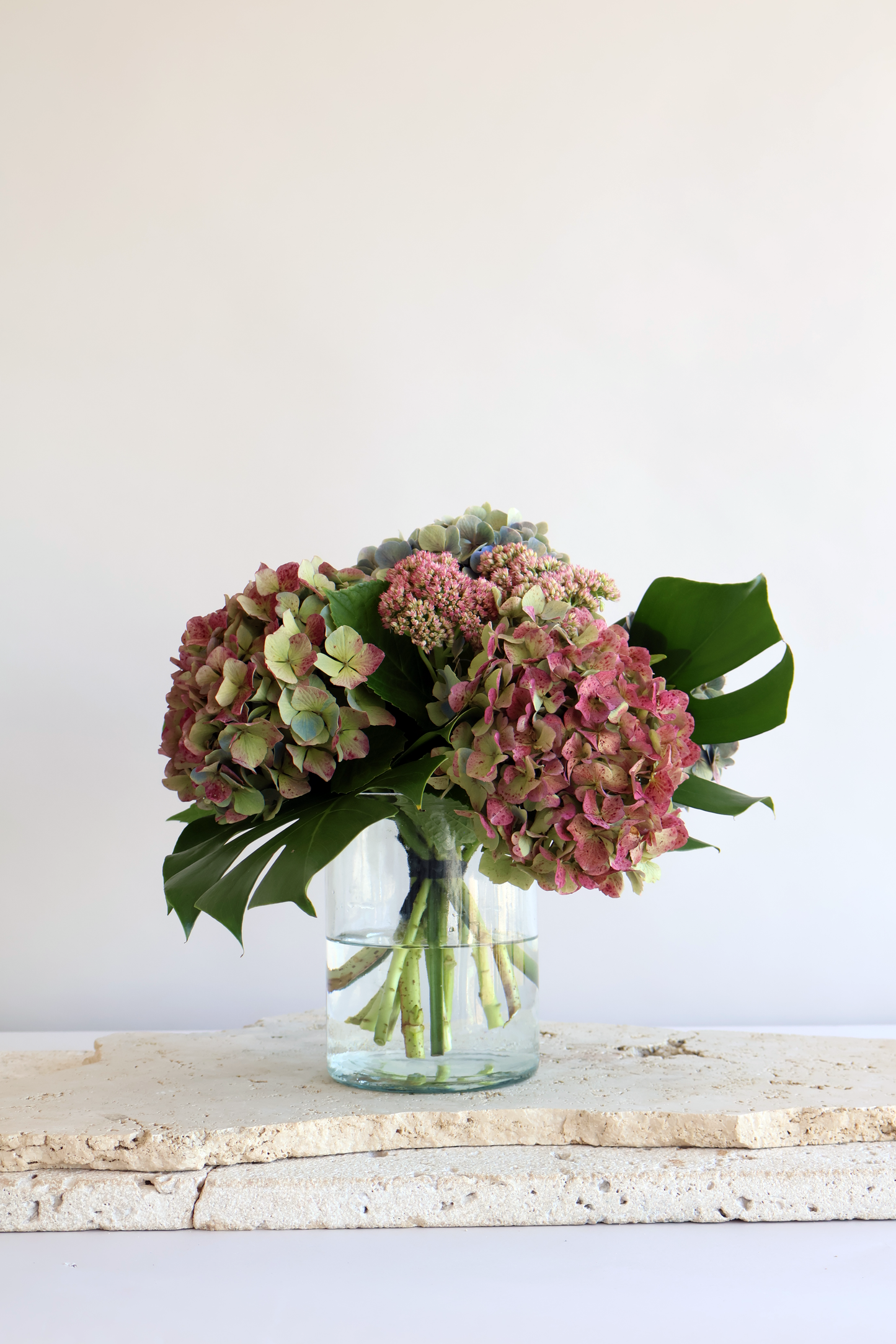 MID WEEK DEAL: ANTIQUE HYDRANGEA & SEDUM POSY BAG